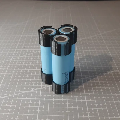 Giá đỡ 3 viên pin 18650 - Thiết kế in 3D nhỏ gọn, chắc chắn