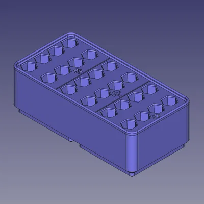 Khay Gridfinity để mũi hex bit: Torx, Phillips/Frearson & Star/Pozi