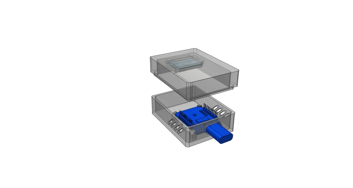 Vỏ hộp in 3D cho cảm biến HLK-LD2410C và D1 Mini - Image 5