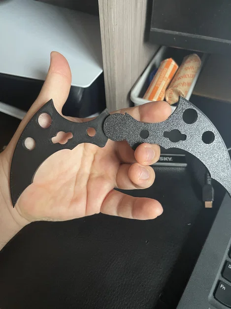 Mô hình Batarang gập 3D - Phụ kiện Cosplay Batman cực chất - Image 2