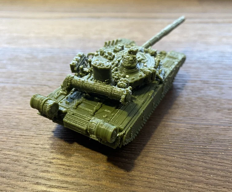 Mô hình xe tăng T-80U 1/100 chi tiết - File in 3D chất lượng cao - Image 2