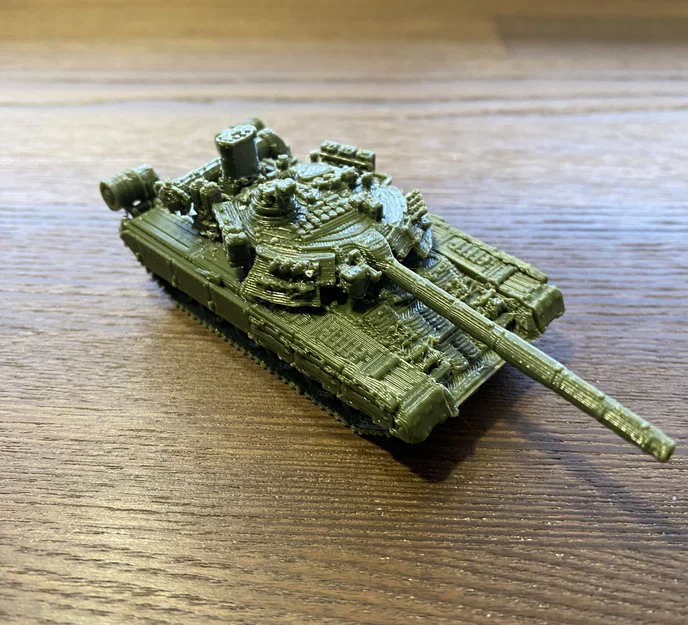 Mô hình xe tăng T-80U 1/100 chi tiết - File in 3D chất lượng cao - Image 3