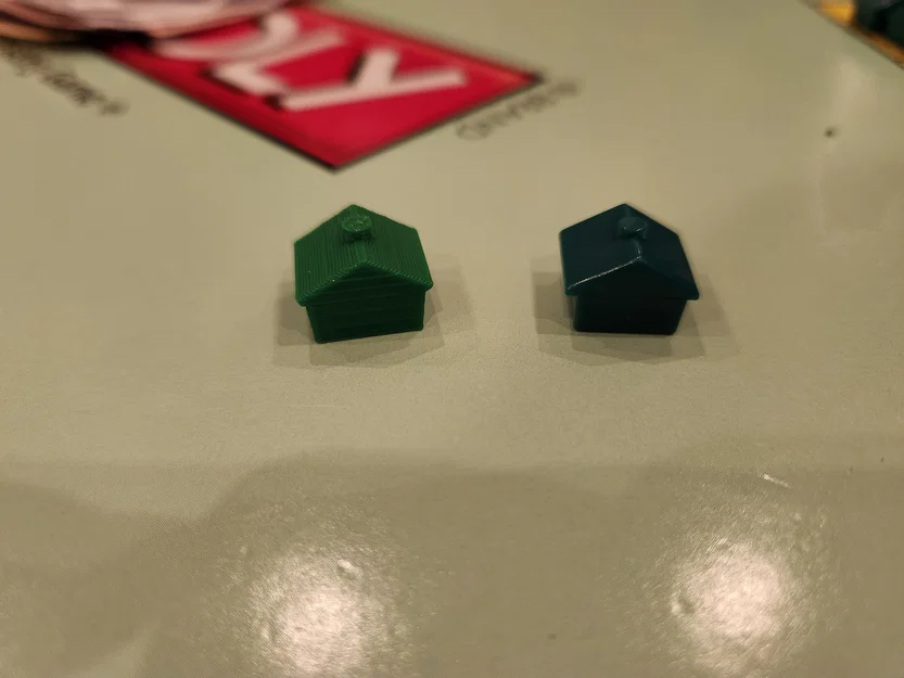 Mô hình 3D ngôi nhà thay thế cho bộ cờ tỷ phú Monopoly - Image 1