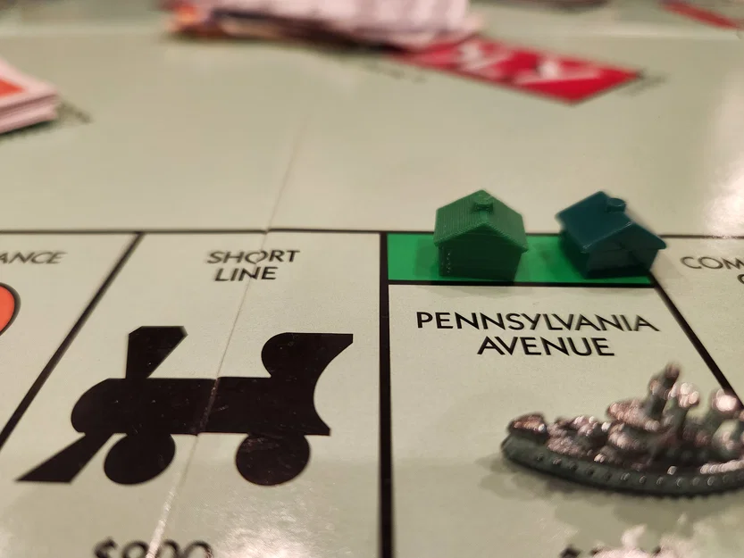 Mô hình 3D ngôi nhà thay thế cho bộ cờ tỷ phú Monopoly - Image 2