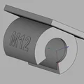 Móc treo máy khoan M12 kèm chữ/số M12 - Thumbnail 3