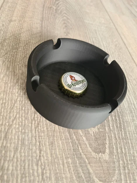 Gạt tàn thuốc 3D kết hợp nắp chai bia sáng tạo - Image 1