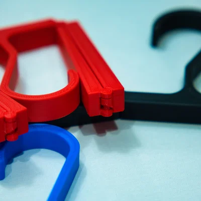 Móc áo gấp gọn đi du lịch - Print in place