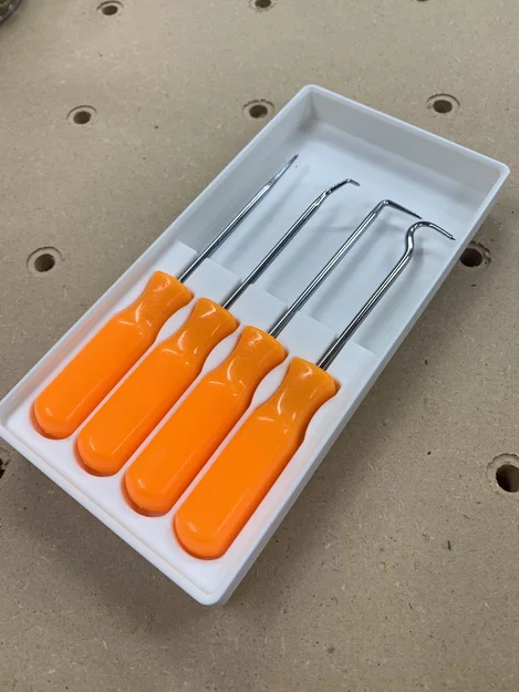 Khay lưu trữ bộ dụng cụ móc Harbor Freight chuẩn Gridfinity 4x2 - Image 1