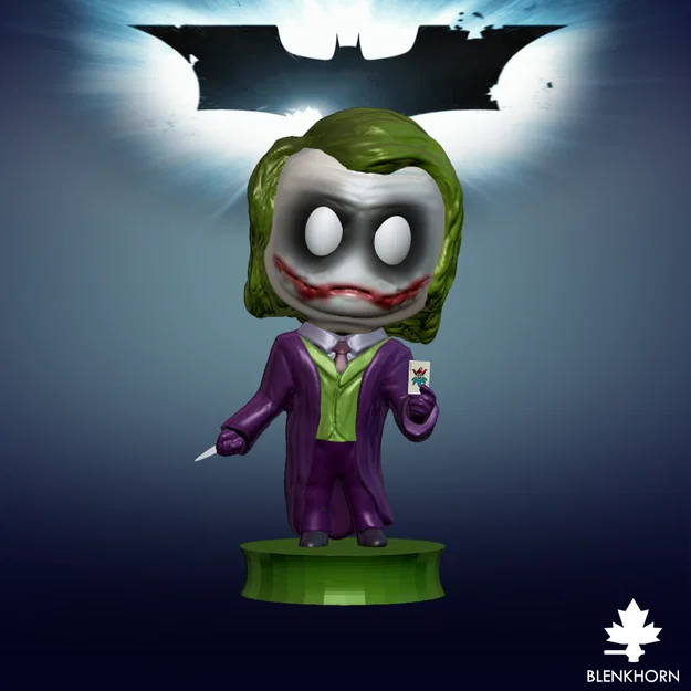 Mô hình 3D Joker phong cách Chibi cho fan DC - Image 1