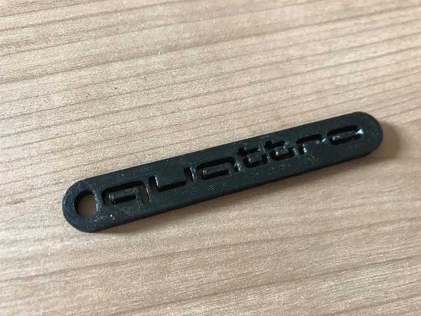 Móc khóa logo Audi Quattro in 3D độc đáo cho tín đồ xe hơi - Image 1
