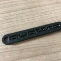 Móc khóa logo Audi Quattro in 3D độc đáo cho tín đồ xe hơi - Thumbnail 1