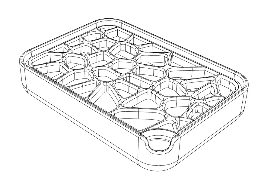 Khay Đựng Xà Phòng 3D Đa Dạng Họa Tiết (Voronoi, Hexagon, Lines) - Image 4