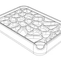 Khay Đựng Xà Phòng 3D Đa Dạng Họa Tiết (Voronoi, Hexagon, Lines) - Thumbnail 4
