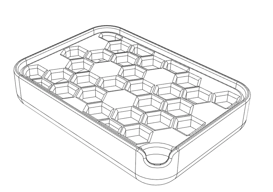 Khay Đựng Xà Phòng 3D Đa Dạng Họa Tiết (Voronoi, Hexagon, Lines) - Image 6