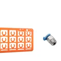 Bộ 12 kẹp khóa khớp nối ống khí nén (Fittings Collet Clips) tiện lợi - Thumbnail 1