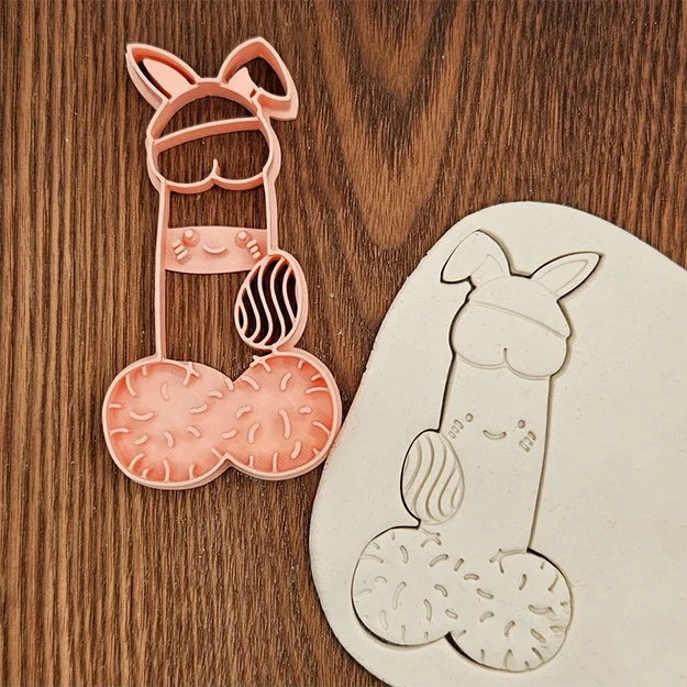 Easter Egg-citement: Khuôn Cắt “Bouncy Bunny Buddy” - Image 1