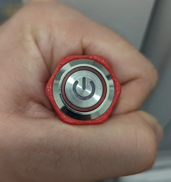 Gá nhựa 19mm cố định nút nhấn cho máy in 3D Voron Skirt - Image 2