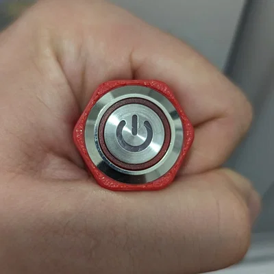 Gá nhựa 19mm cố định nút nhấn cho máy in 3D Voron Skirt