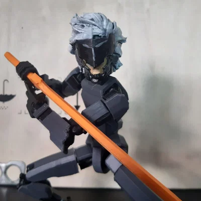 Đầu mô hình Raiden tùy chỉnh cho DUMMY 13 - Phụ kiện in 3D cực ngầu