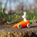 Mô hình 3D Bunny Racer - Chú thỏ lái xe cà rốt siêu dễ thương - Thumbnail 1