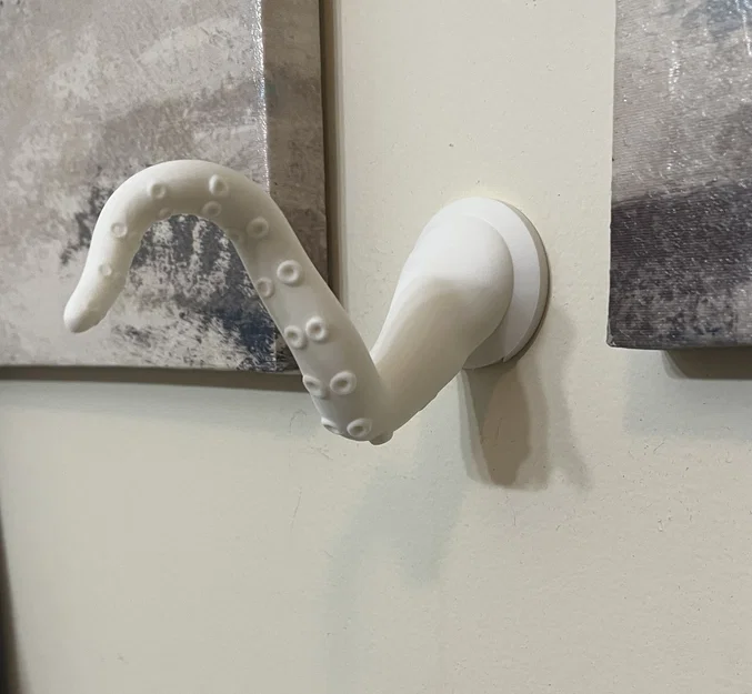 Móc treo tường hình xúc tu (Tentacle wall hook) - Image 1