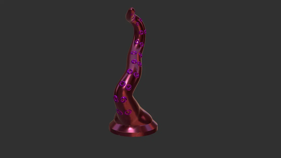 Móc treo tường hình xúc tu (Tentacle wall hook) - Image 2