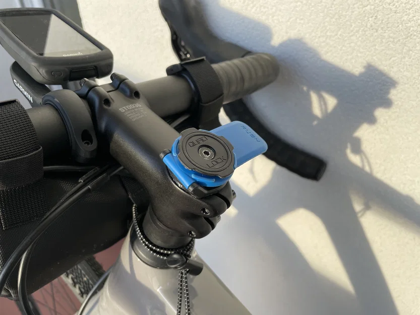 Adapter nắp chụp cổ phuộc gắn Quad Lock cho stem xe đạp - Image 1