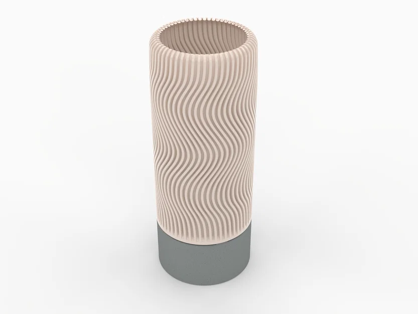 Đèn bàn gợn sóng (Wavy desk lamp) - Image 1