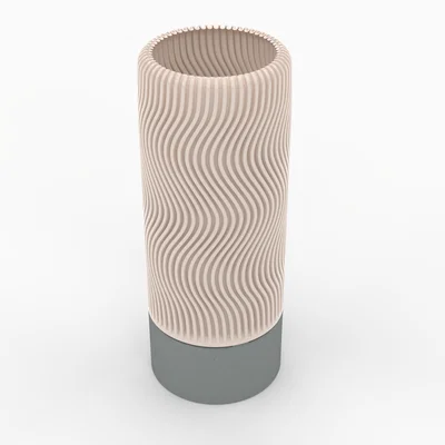 Đèn bàn gợn sóng (Wavy desk lamp)