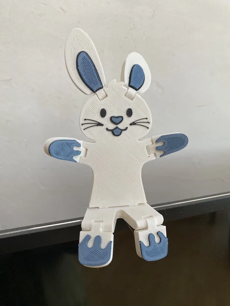 Flexi Rabbit Bunbun – Thỏ dẻo lắc lư in 3D - Image 3