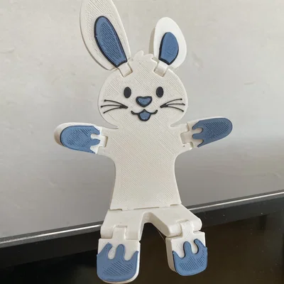 Flexi Rabbit Bunbun – Thỏ dẻo lắc lư in 3D