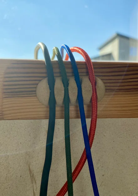 Kẹp giữ dây (Cable holder) cho bàn – nhiều kích cỡ - Image 4