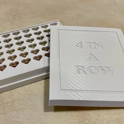 4 In A Row Hearts – Trò 4 ô liên tiếp hình trái tim (Valentine) in 3D