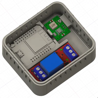 Hộp ESP D1 Mini kèm Relay và tùy chọn Buck Converter