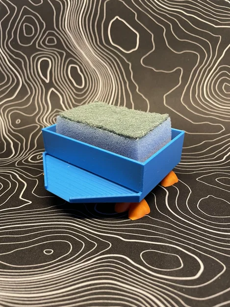 Khay đựng miếng rửa chén thiết kế chân lạc đà độc đáo - Image 3