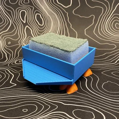 Khay đựng miếng rửa chén thiết kế chân lạc đà độc đáo