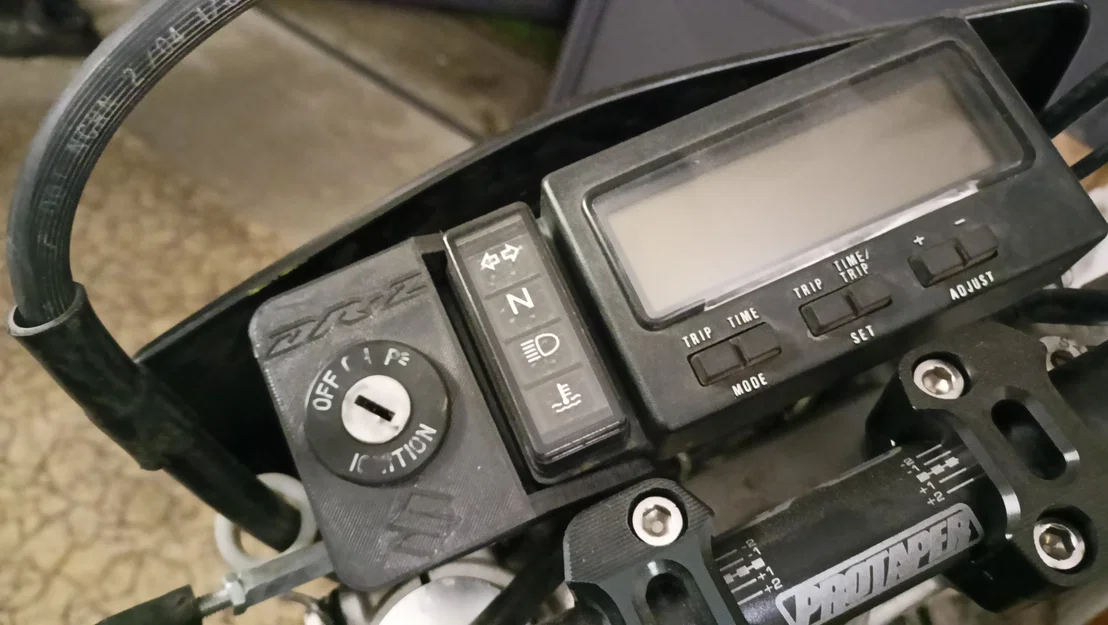 Pat gắn ổ khóa điện Suzuki DRZ 400 (Phụ kiện in 3D) - Image 2