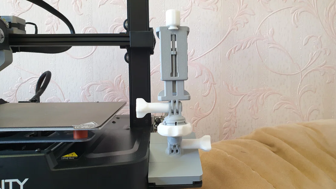 Ender 3 V3 SE - Đế gắn & khớp bi cho điện thoại dùng KlipperScreen - Image 16