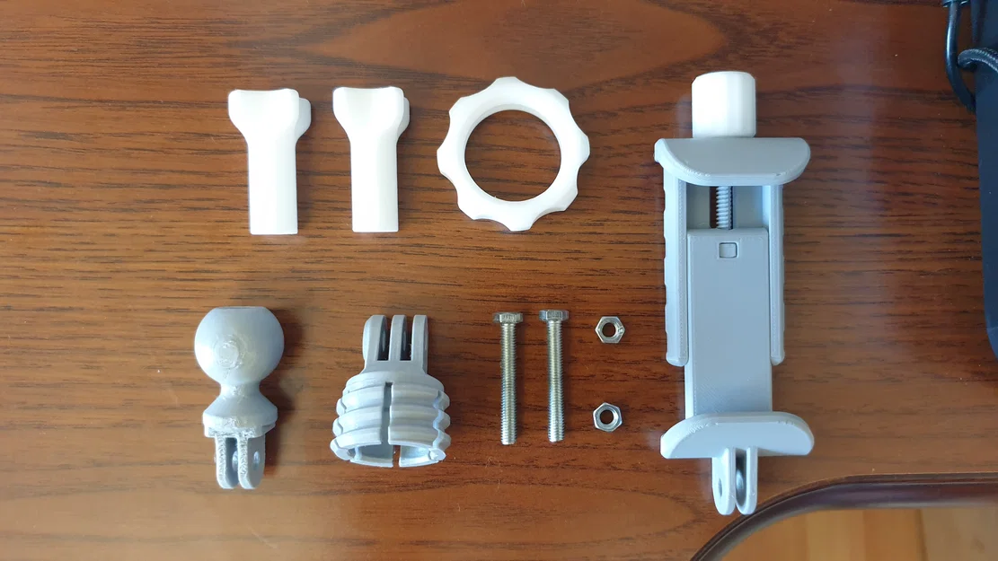 Ender 3 V3 SE - Đế gắn & khớp bi cho điện thoại dùng KlipperScreen - Image 18