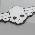 Mô hình phụ kiện Helldivers Skull - Patch và Dogtag in 3D - Thumbnail 2