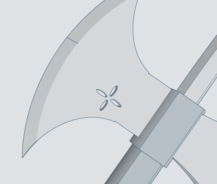 Rìu chiến (Poleaxe) - Phụ kiện độc đáo cho mô hình Dummy 13 - Image 3