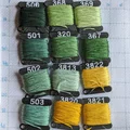 Bobbin Chỉ Thêu kèm Nhãn Màu DMC (Floss Bobbins with DMC Color Labels) - Thumbnail 1