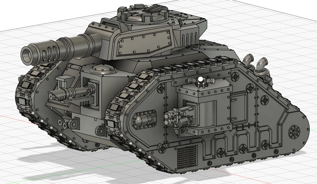 Xe tăng Imperial hạng trung tỉ lệ Epic Scale (Epic Scale Imperial Medium Tank) - Image 1