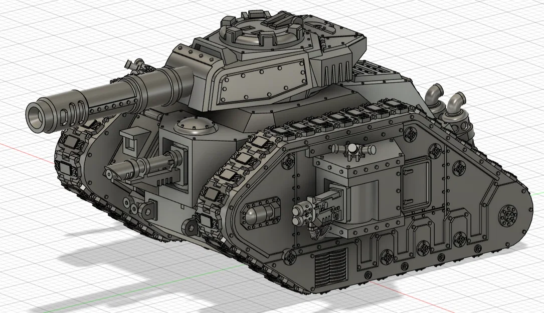 Xe tăng Imperial hạng trung tỉ lệ Epic Scale (Epic Scale Imperial Medium Tank) - Image 2