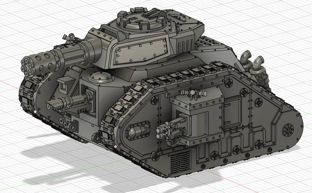 Xe tăng Imperial hạng trung tỉ lệ Epic Scale (Epic Scale Imperial Medium Tank) - Image 3