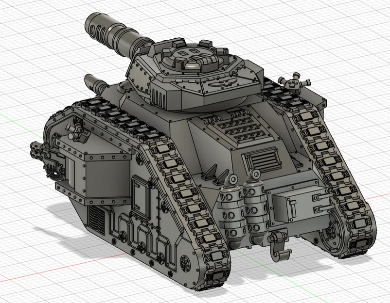 Xe tăng Imperial hạng trung tỉ lệ Epic Scale (Epic Scale Imperial Medium Tank) - Image 4