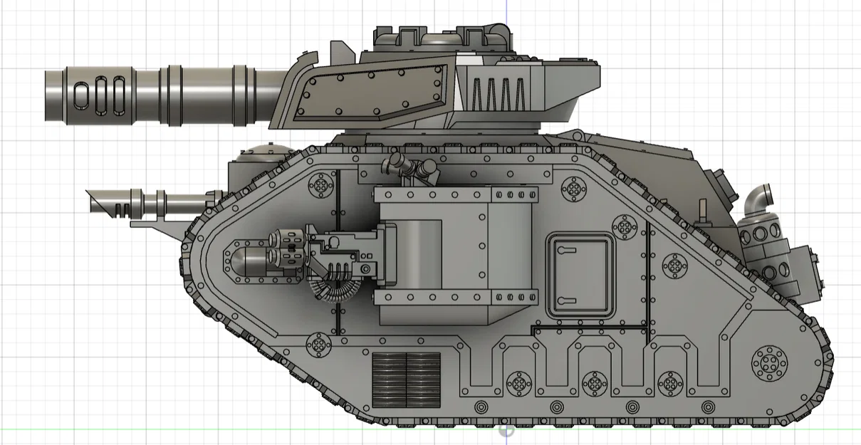 Xe tăng Imperial hạng trung tỉ lệ Epic Scale (Epic Scale Imperial Medium Tank) - Image 5