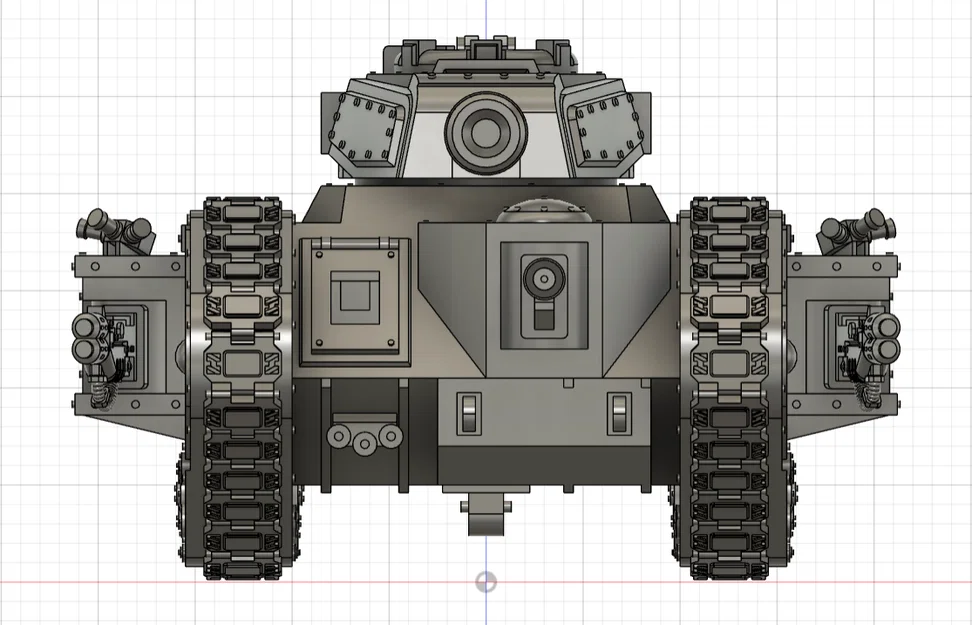 Xe tăng Imperial hạng trung tỉ lệ Epic Scale (Epic Scale Imperial Medium Tank) - Image 6