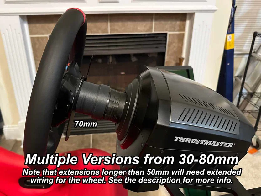 Thrustmaster Reinforced Wheel Hub Extension - Image 1