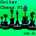 Bộ Quân Cờ Vua Hình Guitar (Guitar Chess Pieces) - Thumbnail 1